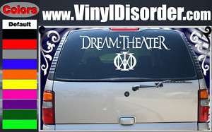 Dream Theater Text Band Vinyl Car Wall Decal Sticker  