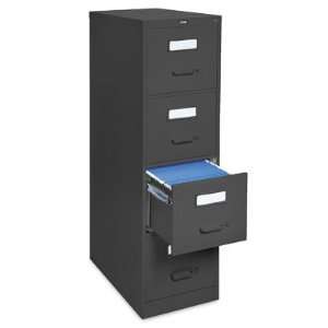  Vertical File Cabinet, 4 Drawer   Black