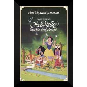   White & the Seven Dwarfs 27x40 FRAMED Movie Poster