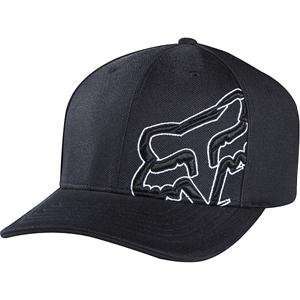  Fox Racing Stroke Flexfit Hat   Small/Medium/Black 