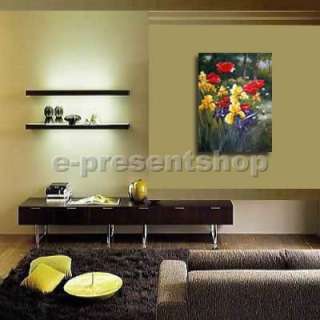 Art hand painted Flowers Oil Painting On Canvas Bfw041  