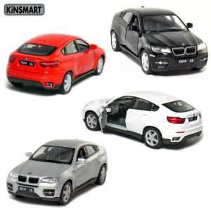   of 4 5 BMW X6 SUV 138 Scale (Black/Red/Silver/White) Toys & Games
