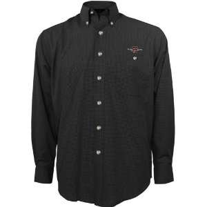   Red Raiders Black Matrix Long Sleeve Dress Shirt