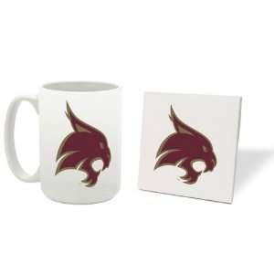  Texas State Bobcats Classic Mug and Coaster Combination 