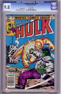INCREDIBLE HULK #285 CGC 9.8 WHITE PAGES HIGHEST GRADED 1983  
