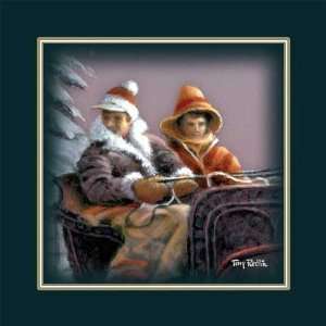  Terry Redlin   Winter Wonderland   Sleigh Ride Framed 