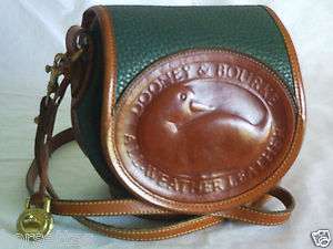   & BOURKE AWL BIG DUCK BAG   COLLECTIBLE   GREEN   MADE IN USA   XLNT