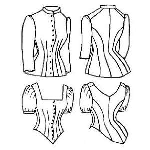  1885 Cuirass Bodice Pattern 