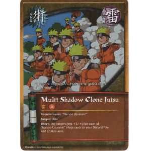  Naruto Multi Shadow Clone Jutsu PR US014 Promo Card (2002 