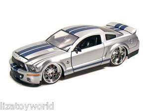 2007 Shelby GT500 KR JADA Bigtime Muscle 124 Scale New In Box SILVER 