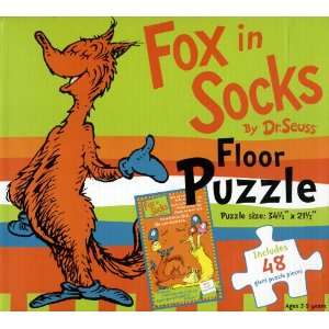  Dr. Seuss Fox In Socks Floor Puzzle Toys & Games