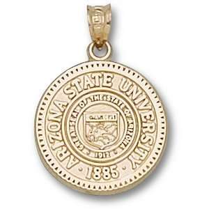   State Sun Devils 5/8in 14k Seal Pendant/14kt yellow gold Jewelry
