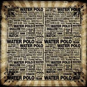  Sport Trendy Water Polo 12 x 12 Paper