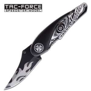  3 Tac Force Born Free Spring Assisted Motorcycle Knife 