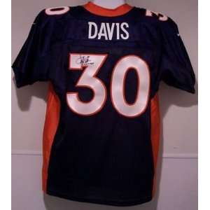  Terrell Davis Autographed Denver Broncos Nike Jersey 