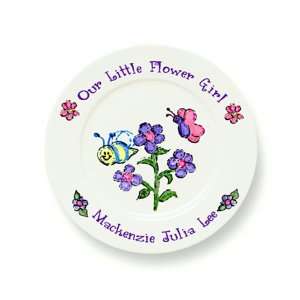  Flower Girl Personalized Plate 