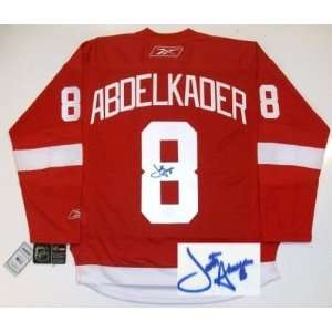 Justin Abdelkader Signed Detroit Red Wings 08cup Jersey  