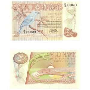  Suriname 1985 2 1/2 Gulden, Pick 119a 