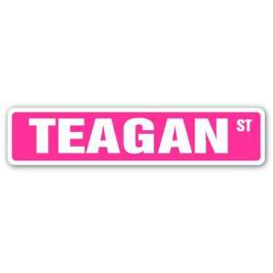  TEAGAN Street Sign name kids childrens room door bedroom 