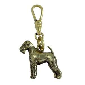  Lakeland Terrier Brass Charm glitzs Jewelry