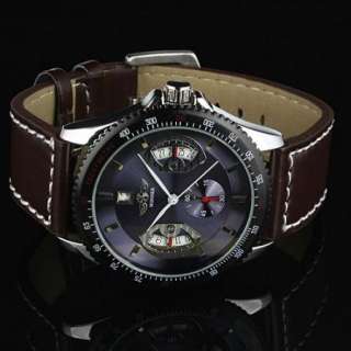 ESS Watch New Mens Black Automatic Mechanical Wrist Watch Elegant with 