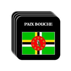  Dominica   PAIX BOUCHE Set of 4 Mini Mousepad Coasters 