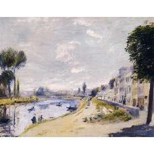    Auguste Renoir   24 x 18 inches   The Banks of the Seine, Bougival