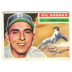  1956 Topps 145 Gil Hodges (In Cover)