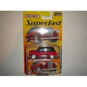    2005 Matchbox Superfast London Taxi Black/Red #69 Toys & Games