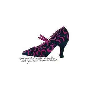  A la Recherche du Shoe Perdu, 1955 (blue & pink shoe 