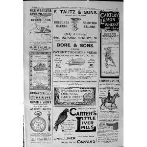  1900 Advertisement Tautz Carters Liver Pills Carters 