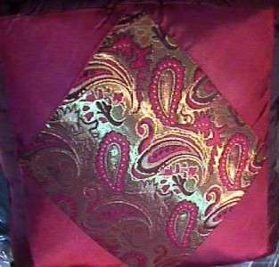New Persian Burgundy Bronze Comforter Set Pillow + Curtains + Valance 