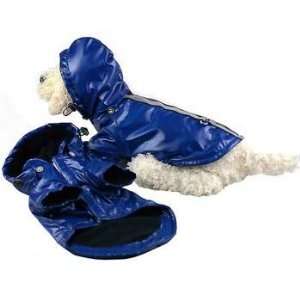  Pet Life Hooded Sport Dog Rainbreaker Blue Extra Small 