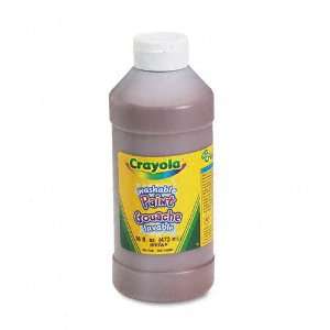  Crayola® Washable Paint, Brown, 16 Ounces Office 