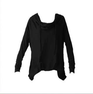 2011 New Women Magic Style Hoodie Cape Cloak Sweater Top Black 0971 