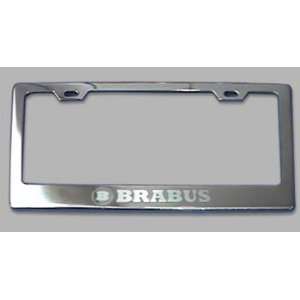  Mercedes Benz Brabus Chrome License Plate Frame 