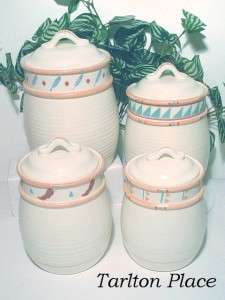pc TREASURE CRAFT TAOS CANISTER SET/SOUTHWEST PEPPER  