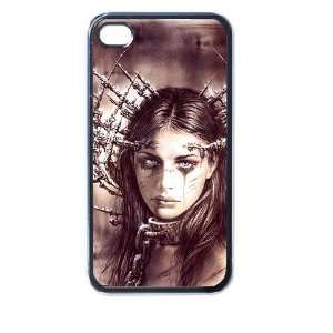  luis royo art d2 iphone case for iphone 4 and 4s black 
