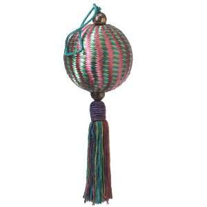  Multi Colored Ball Tassell Christmas Ornament