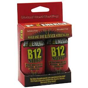  Fitness 1st Step for Energy B12 Shot 2 Pack Cherry Charge    1 fl oz