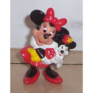 Disney MINNIE MOUSE pvc figure #3 with Baby by applause 