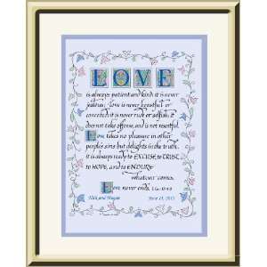  Love is Patient (Corinthians) personalized & framed gift 