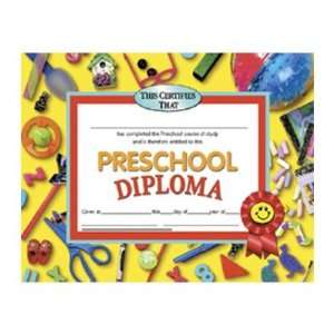  DIPLOMAS PRESCHOOL 30/PK 8.5 X 11 Toys & Games