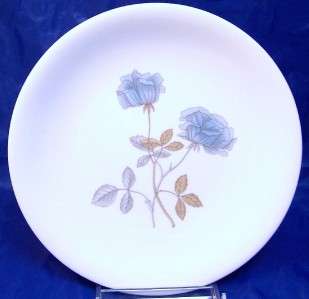 Wedgwood Ice Rose Luncheon Plates Blue Bone China  