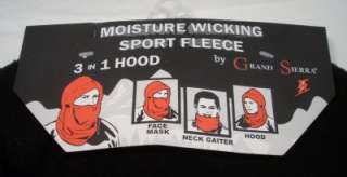   Face Mask Fleece Neck Gaitor Hood Balaclava Ski Snowboarding  