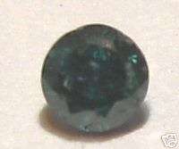 NATURAL BLUE DIAMOND 2mm ROUND CLEAR .03cwt LOOSE  