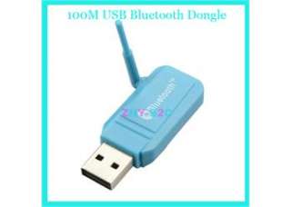 100M USB Bluetooth Dongle Wireless Adapter for PC Win 7 XP VISTA Blue 