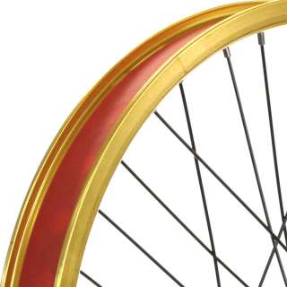 Bmx Bike Wheels/wheelset (Wide Rim) Gold  