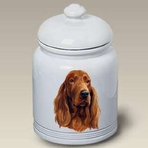  Irish Setter Dog   Linda Picken Treat Jar 