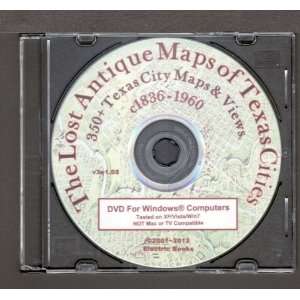   Maps of Texas Cities on DVD (The Lost Antique Maps of Texas, Volume 3